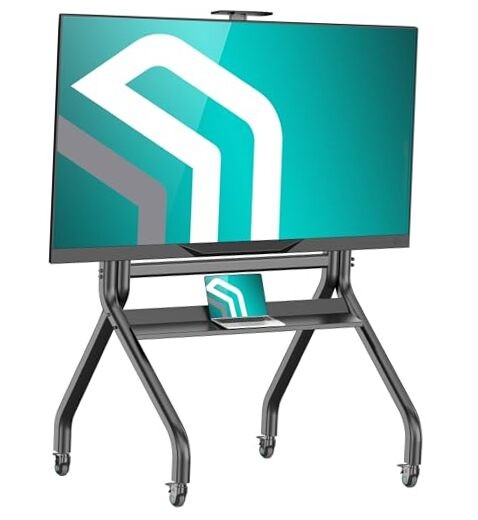 Mobile TV Stand on Wheels for 60-120 Inch Screen, max Load 331 TS2080 Black