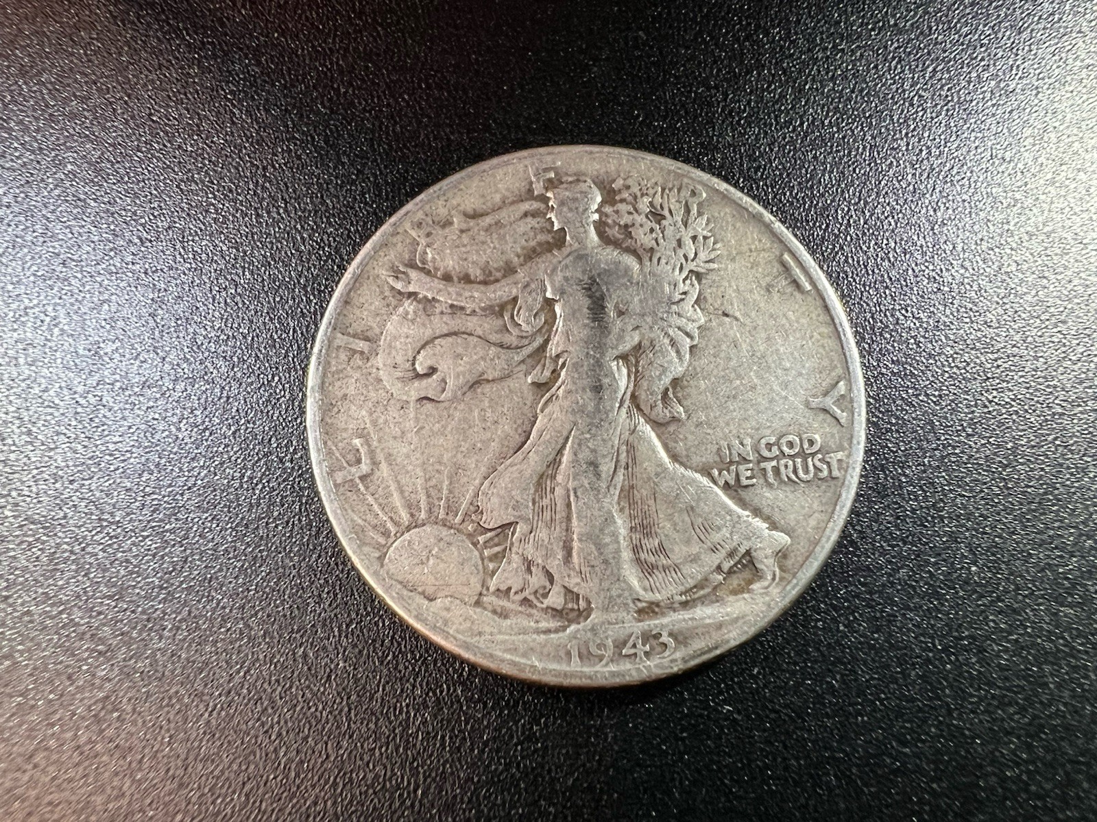 1943 Liberty Walking Half Dollar VG.    (#1212)