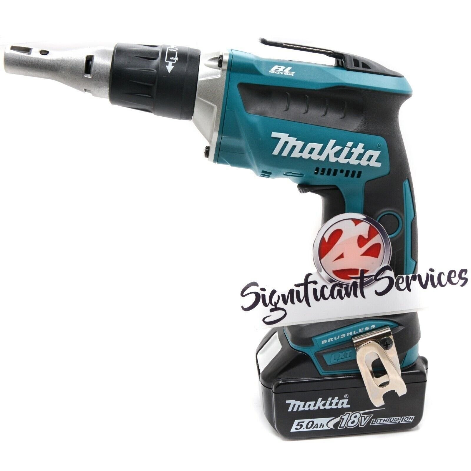 Makita XSF03Z LXT Brushless Drywall Screwdriver Push Drive Gun 5.0 Ah Battery