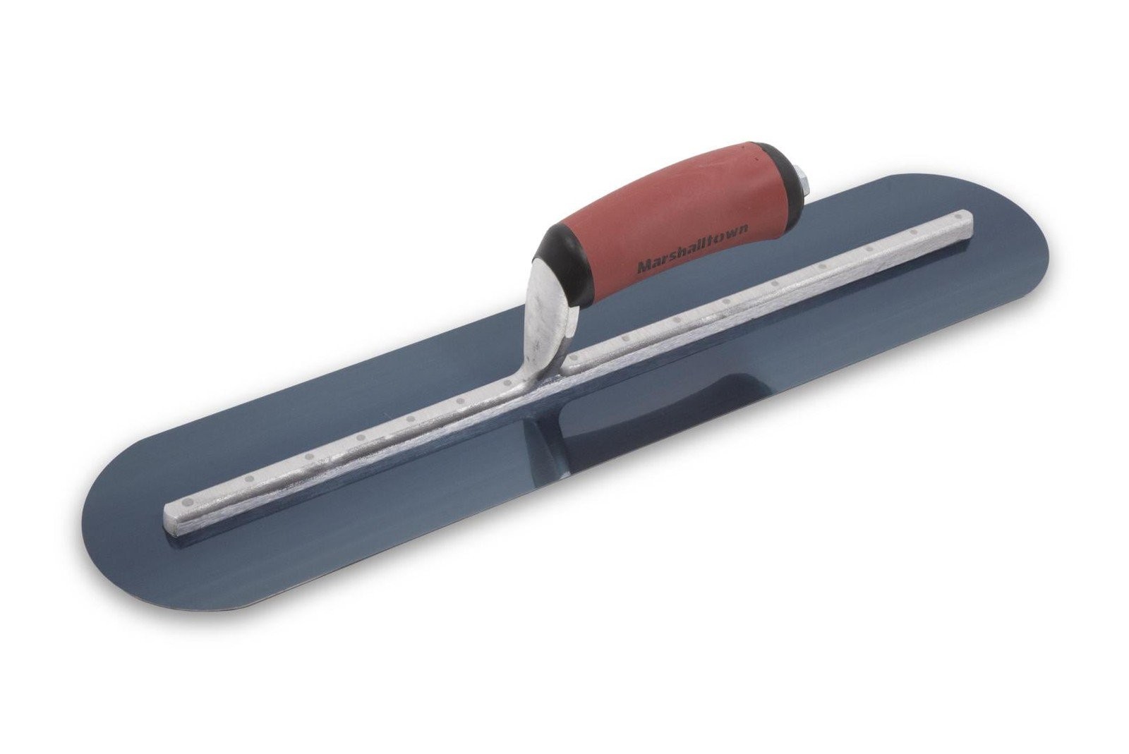 MARSHALLTOWN MXS75BFRD Fully Rounded Concrete Finishing Trowel, Blue Steel Bl...
