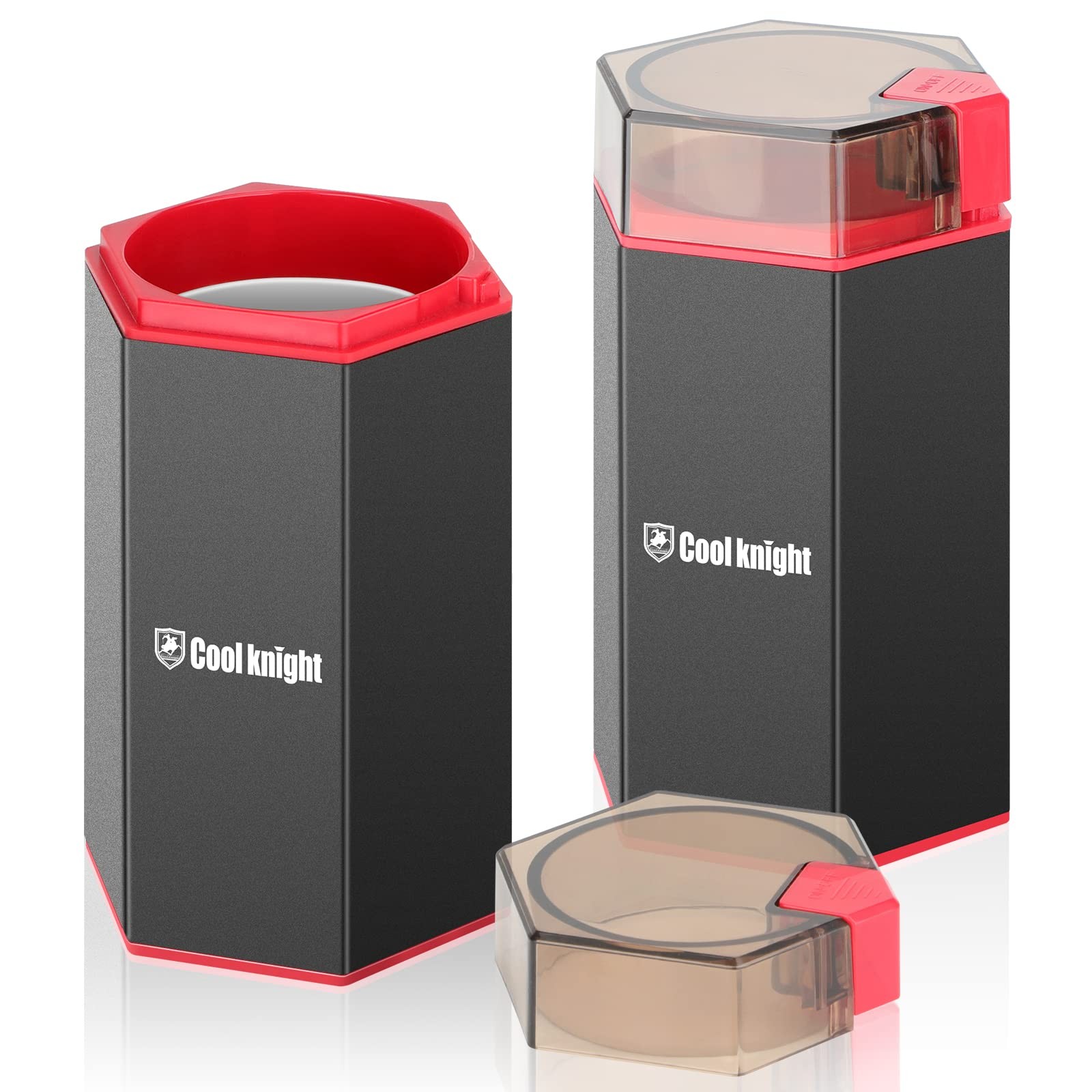 COOL KNIGHT Electric Pill Crusher, Suitable for Grind and Pulverize Black