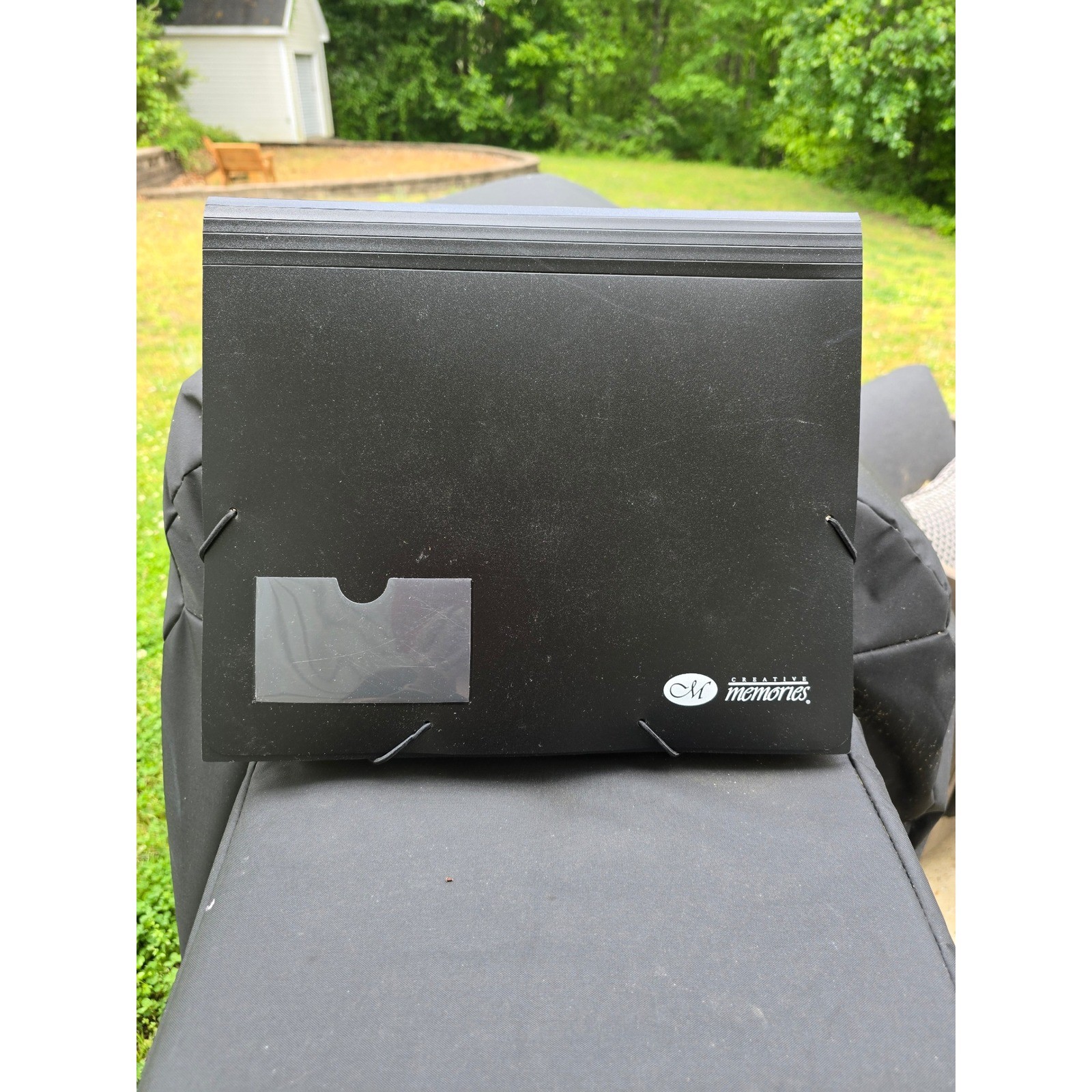 Creative Memories Black Expanding File Folder 12 Pocket Accordion Organizer
