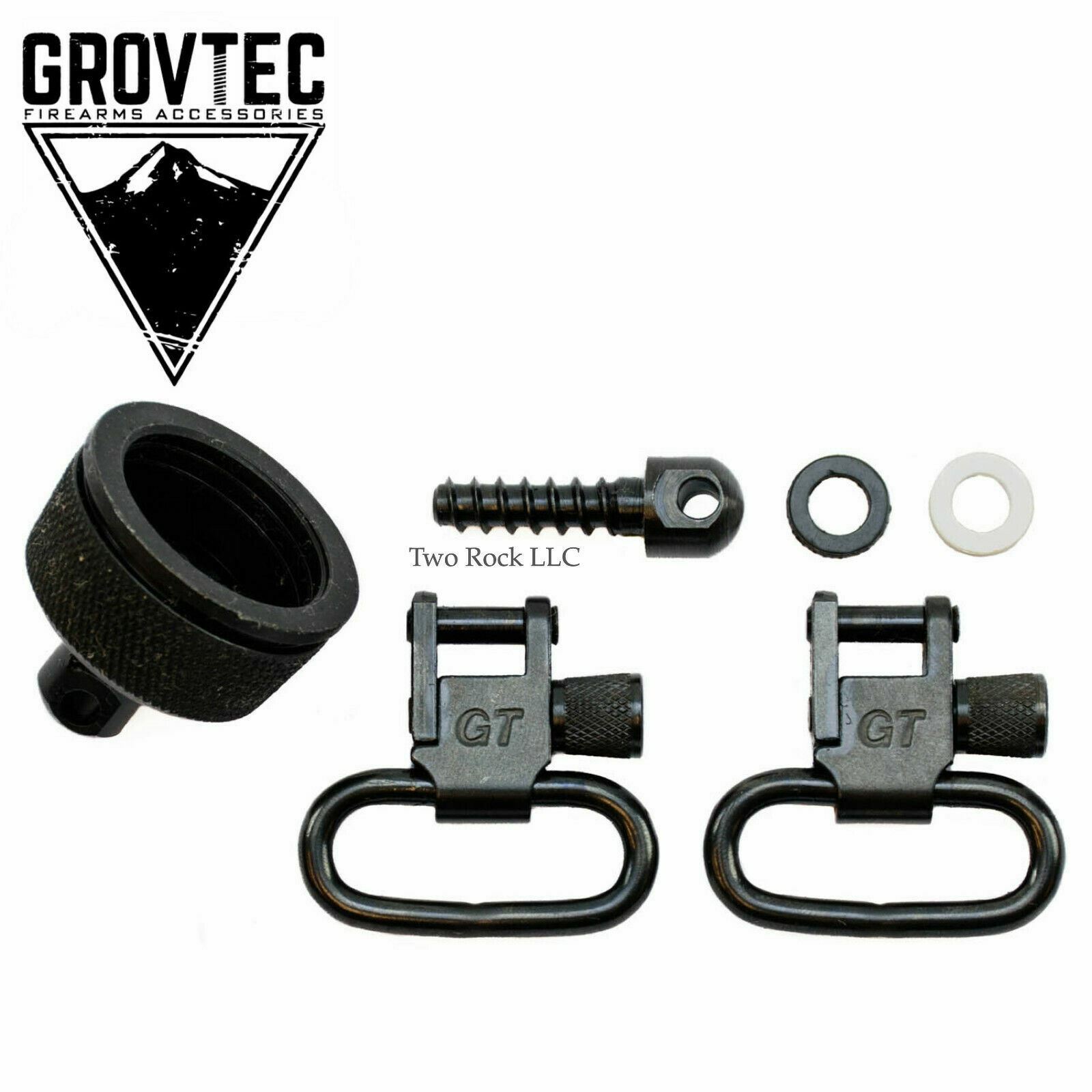 SWIVEL SET & MAGAZINE CAP Fits Remington 870 12GA 20 Gauge - 1" Sling - USA MADE