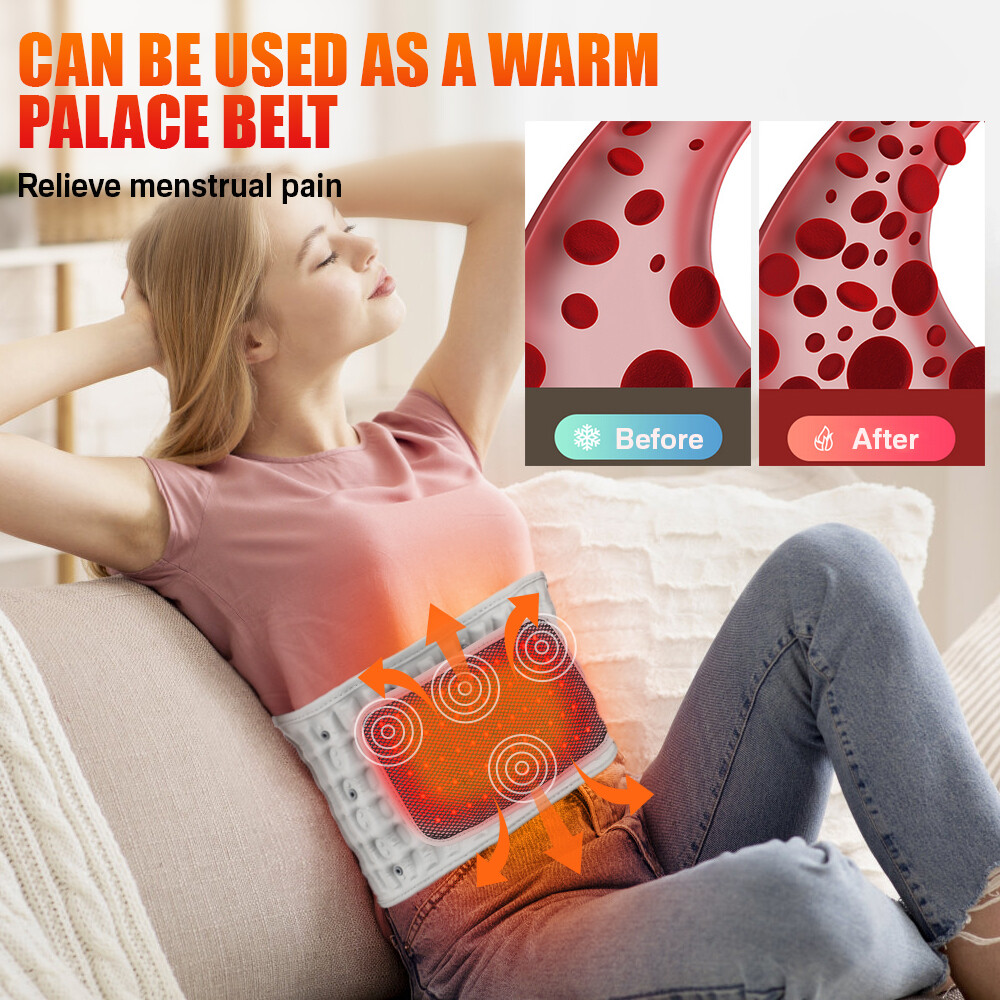 Heating Massage Decompression Belt Lumbar Support for Lower Back Pain Relief