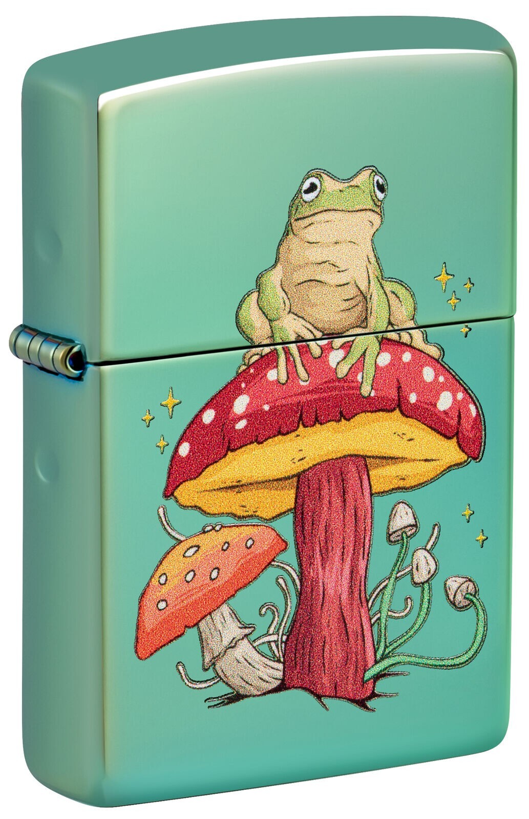 Zippo Mystical Frog Design High Polish Green 48973