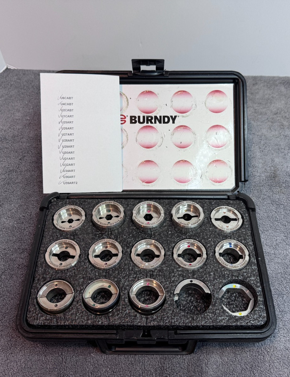 Burndy Stainless Steel U Die Kit, Aluminum Connectors #6 AWG-750 kcmil UDIEKITAL