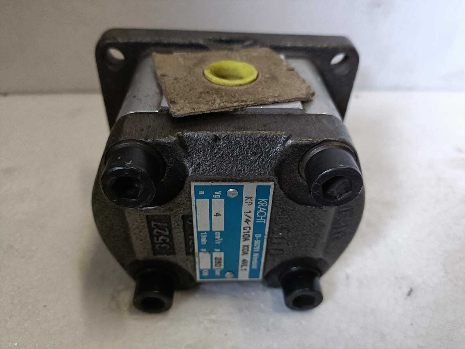 KRACHT HYDRAULIC PUMP KP 1/4 G10A KOA 4NL1 D 58791 WERDOHL NEW