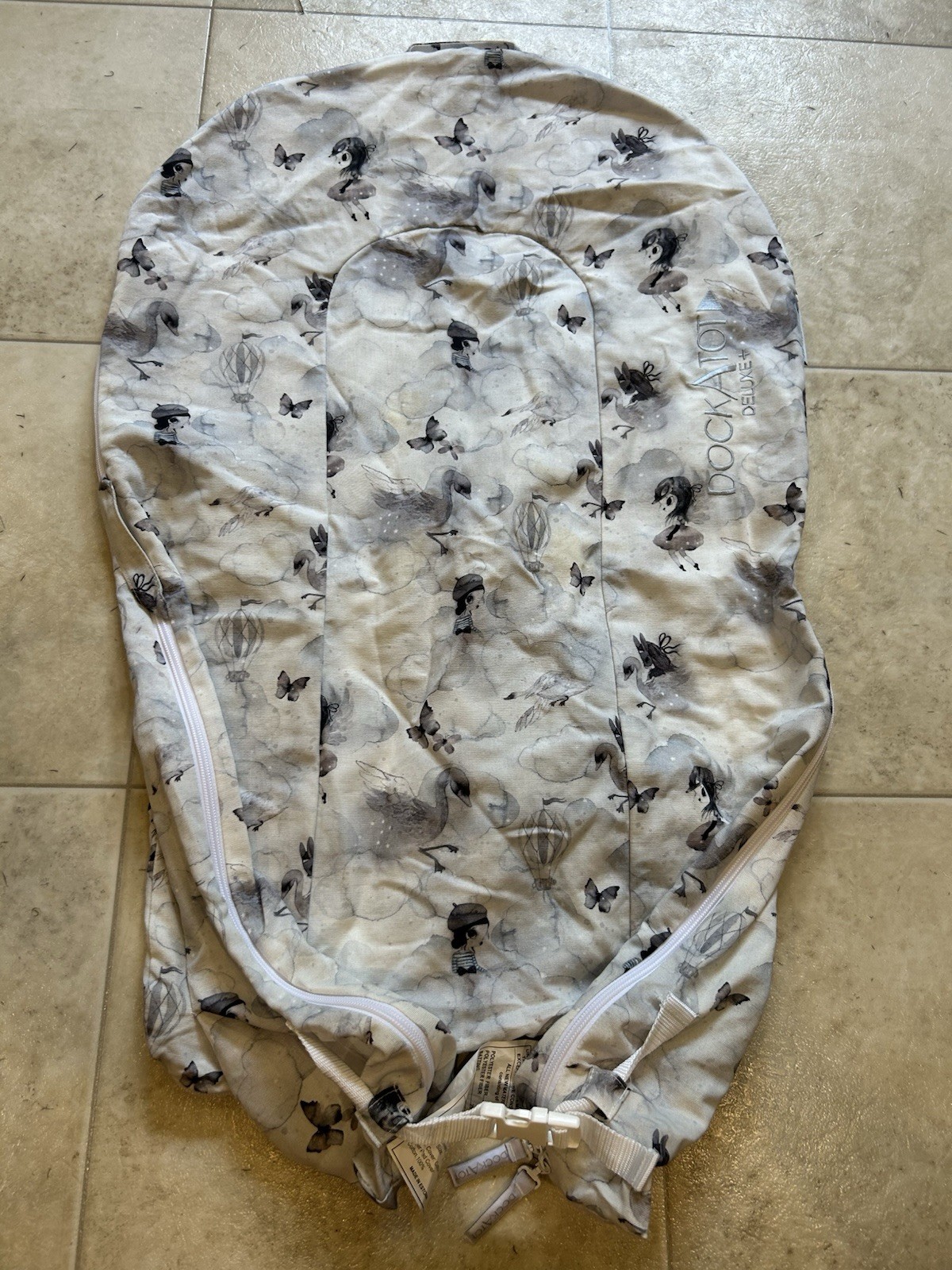 DockATot Deluxe Deluxe+ Baby Lounger Mrs. Mighetto Cover Limited Edition