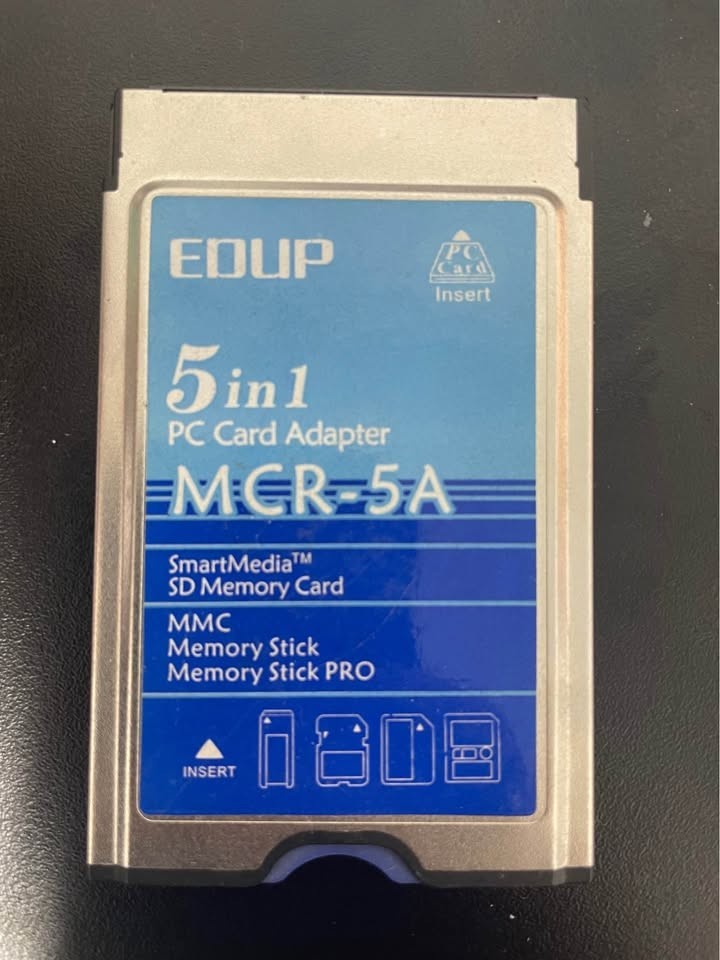 EDUP 5-in-1 PC Card Adapter MCR-5A