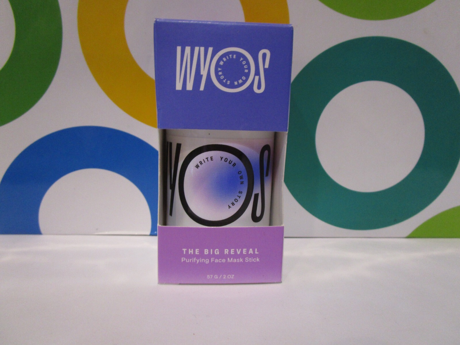 WYOS ~ THE BIG REVEAL PURIFYING FACE MASK STICK ~ 2 OZ