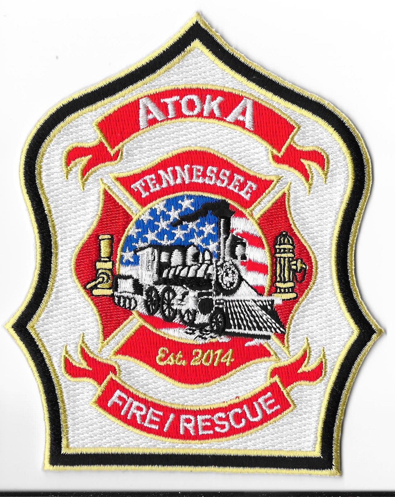 Atoka Fire Department, Tennessee Shoulder Patch V1