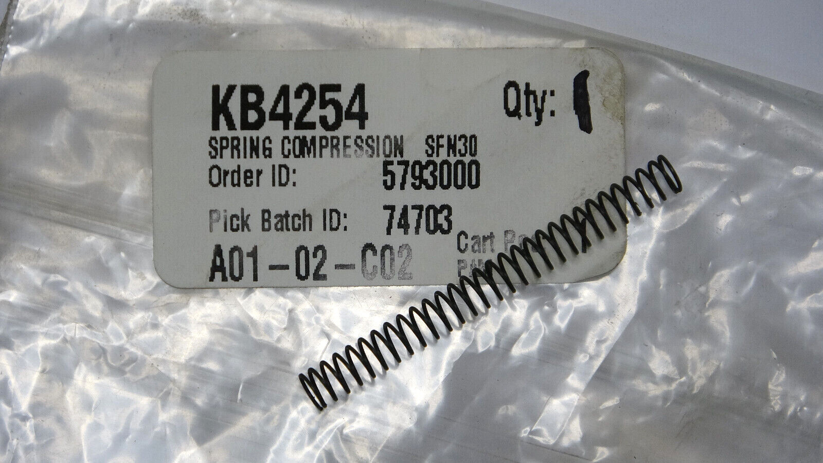 Genuine SENCO Assorted Springs, Spring Clips, Pins, Screws, & Washers - NEW