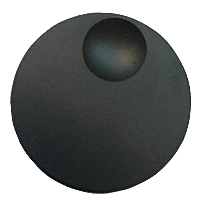 Matte, Universal, Practical, 32 X 13mm, 6mm Hole, Black, Solid Alumi7755-