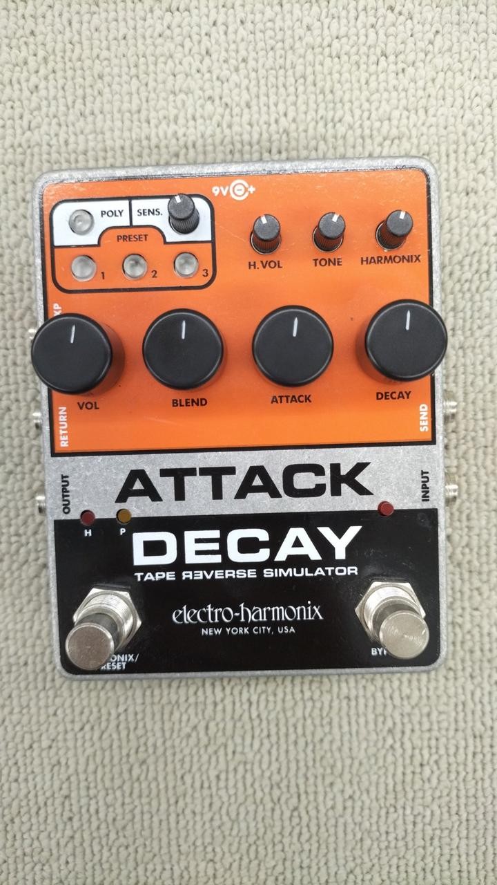 Electro-Harmonix Attack Decay Effect Pedal