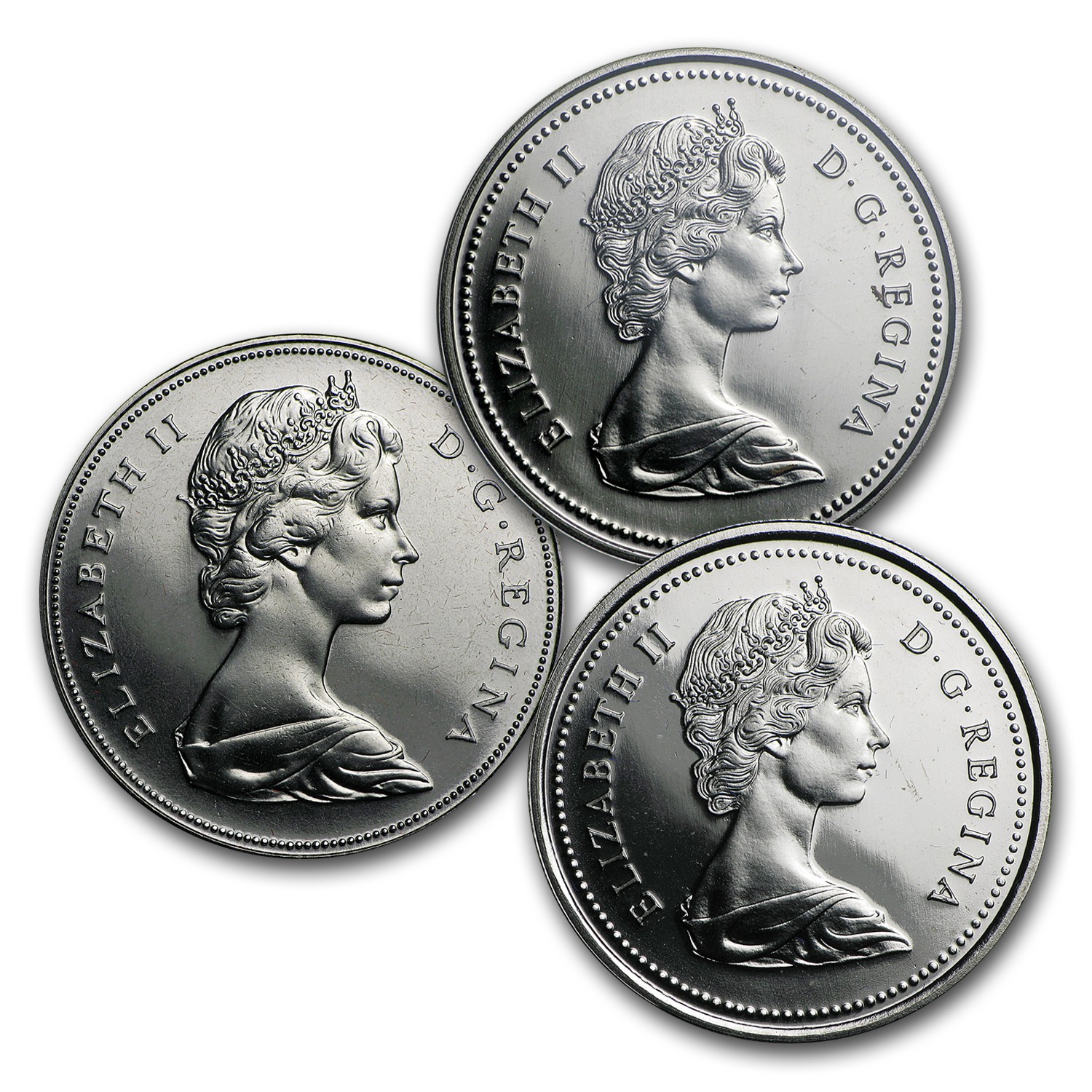 1968-2016 Canada Nickel-Clad Dollar BU/Proof