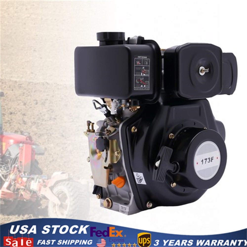 Air-cooled Diesel Engine 4 Stroke Single Cylinder For Agricultural Machinery