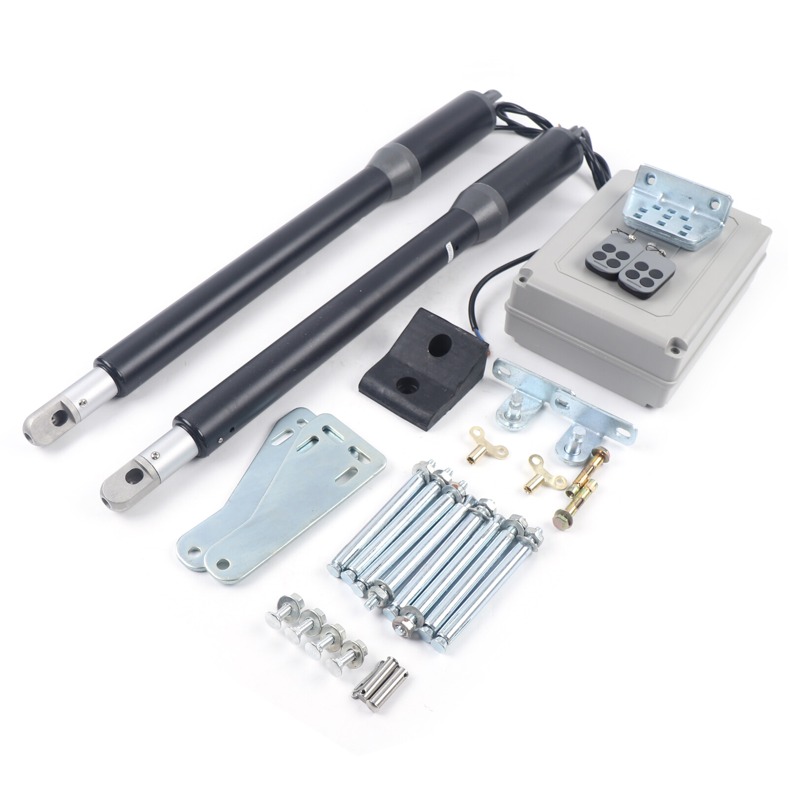 Automatic Gate Opener Dual Swing Gate Opener Security System W/ Remote Control