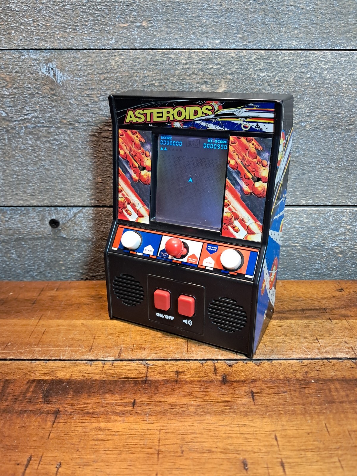 Asteroids (Basic Fun, 2017) Handheld Electronic Mini Arcade FREE SHIPPING