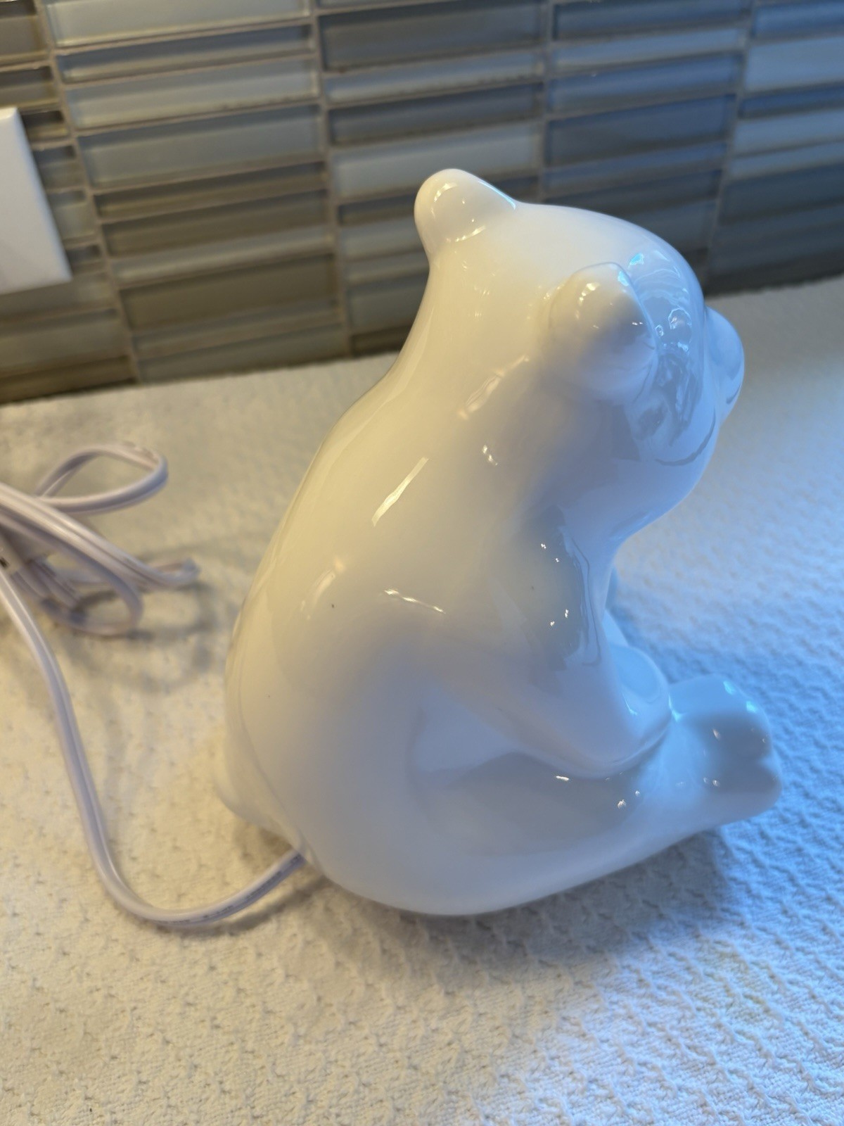 Target Exclusive White Polar Bear Night Light Table Lamp Decor, 2017