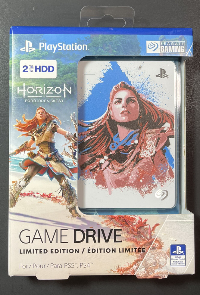 Seagate Game Drive 2TB HDD for PS4 PS5 [ Horizon 2 Forbidden West Edition ] NEW