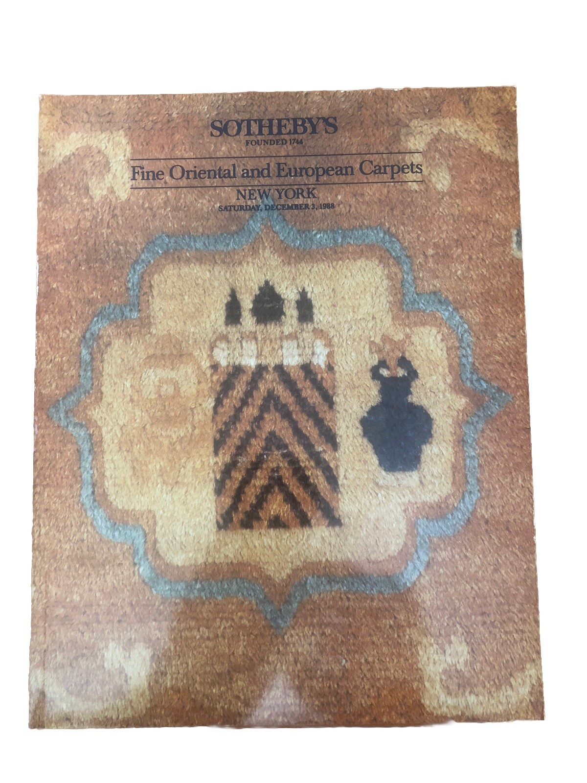 Sotheby's Auction Catalog Fine Oriental and European Carpets Dec 1988 Sale 5789