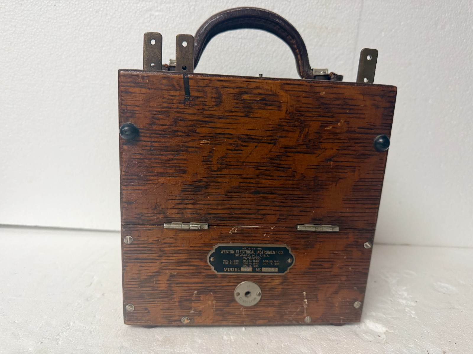 ANTIQUE WESTON DC VOLTMETER MODEL 45