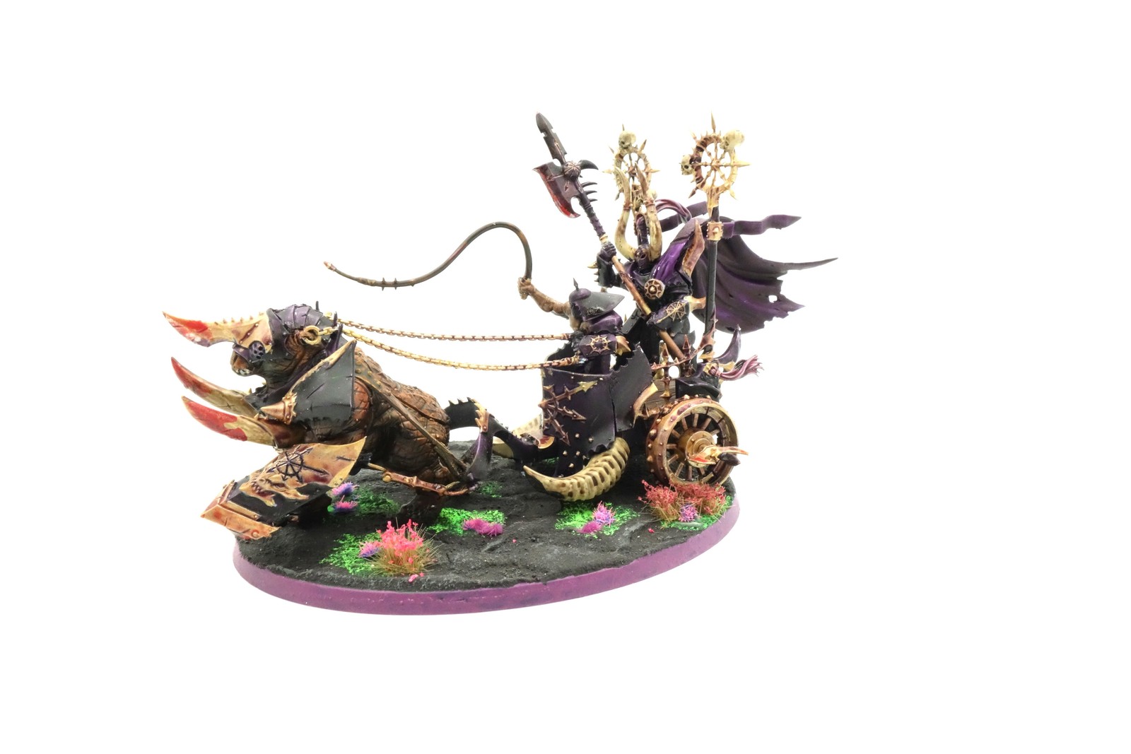 Gorebeast Chariot [x1] Slaves to Darkness [Warhammer AOS] Painted