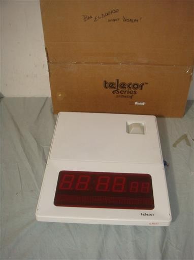 TELECOR ESERIES E2444-LD-MA DISPLAY CALENDAR CLOCK SPEAKER STROBE (l1)- READ!