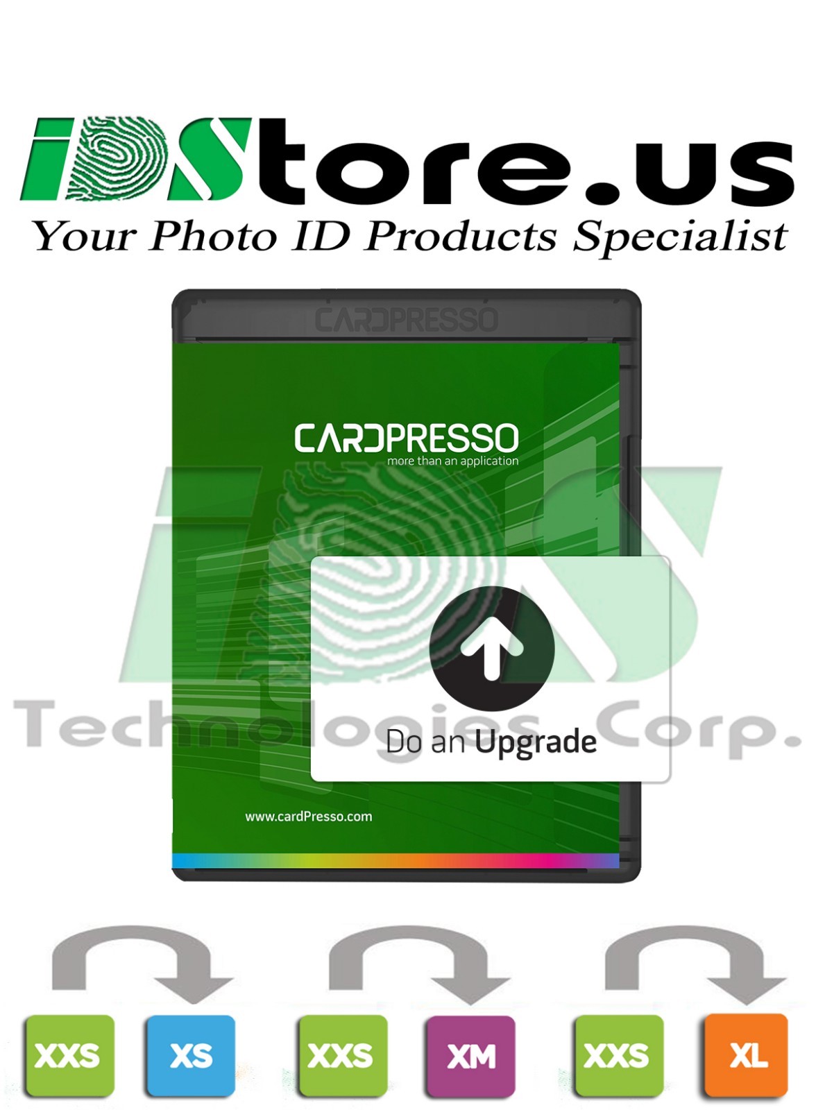 CardPresso XXS Software Upgrade to XS or XM or XL (Latin America Region Only)