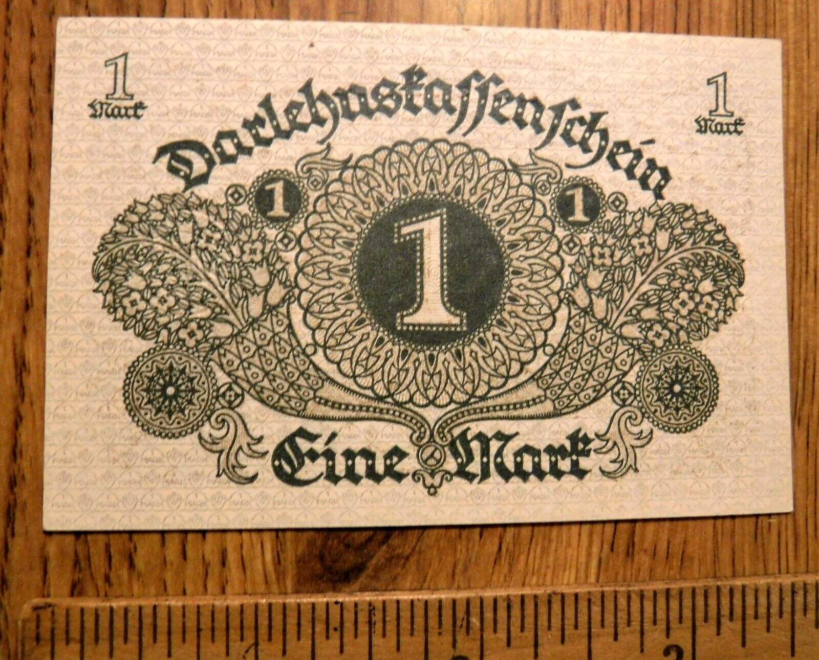 GERMAN REICHSBANKNOTE 1 MARK BERLIN 1920 HIGH GRADE NOTE (N28)