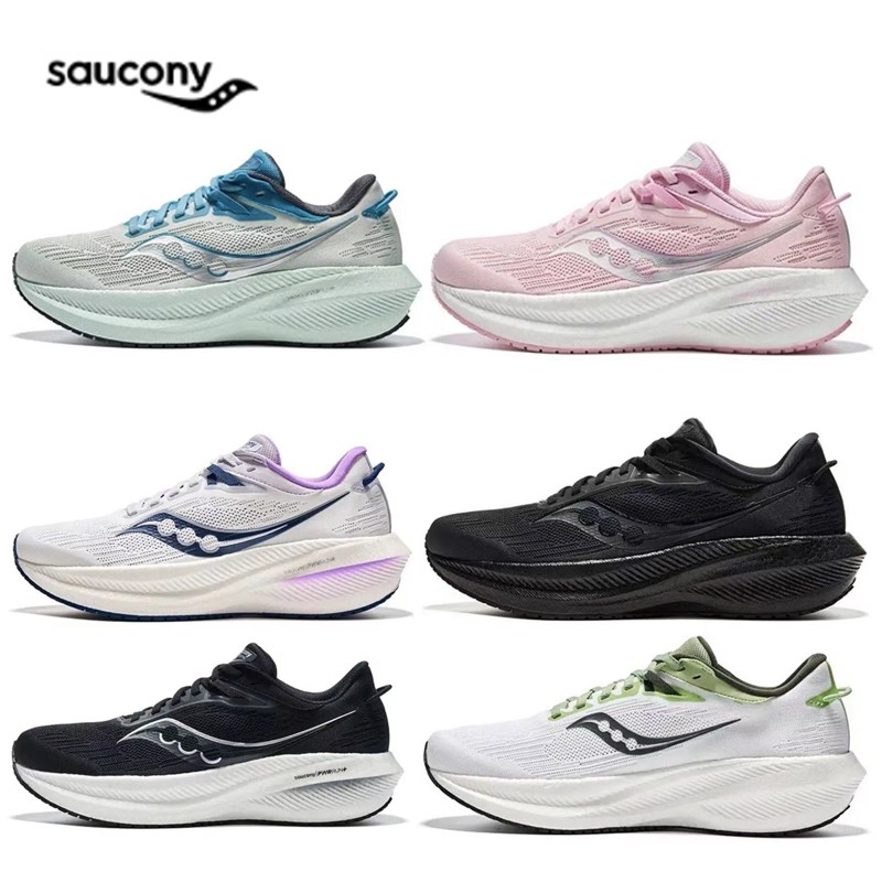 Saucony Triumph 21 Men's Women Running Sneaker Walking Lightweight Sports Shoes