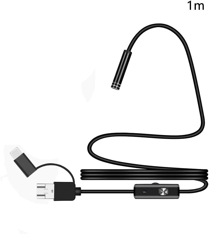 3 in 1 Endoscope Inspection Camera Borescope HD Camera Waterproof Snake Pipe Dra
