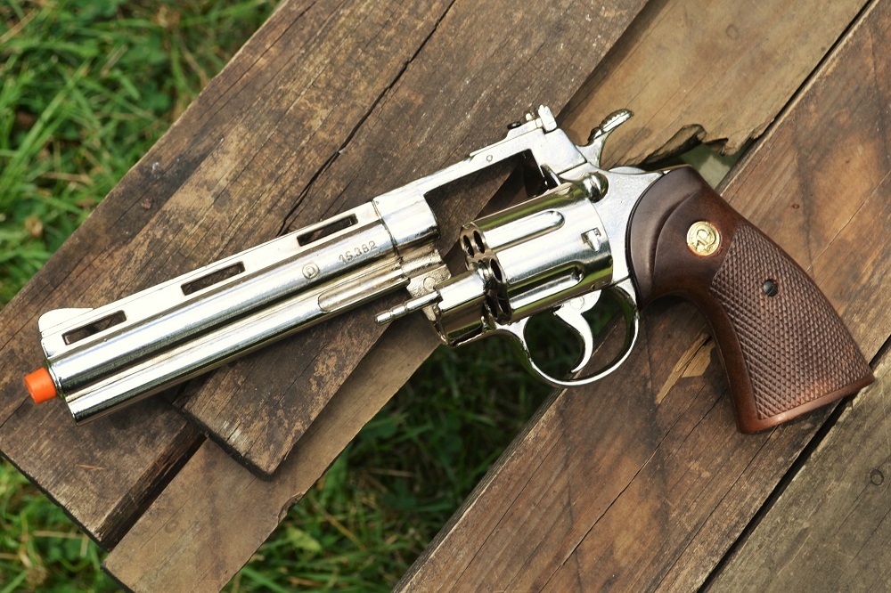 Non-Firing Replica Colt Python .357 Magnum Revolver - 357 - The Walking Dead TWD