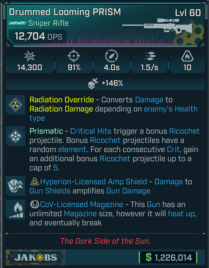 Borderlands 4⭐PRISM SNIPER⭐RADIATION OVERRIDE