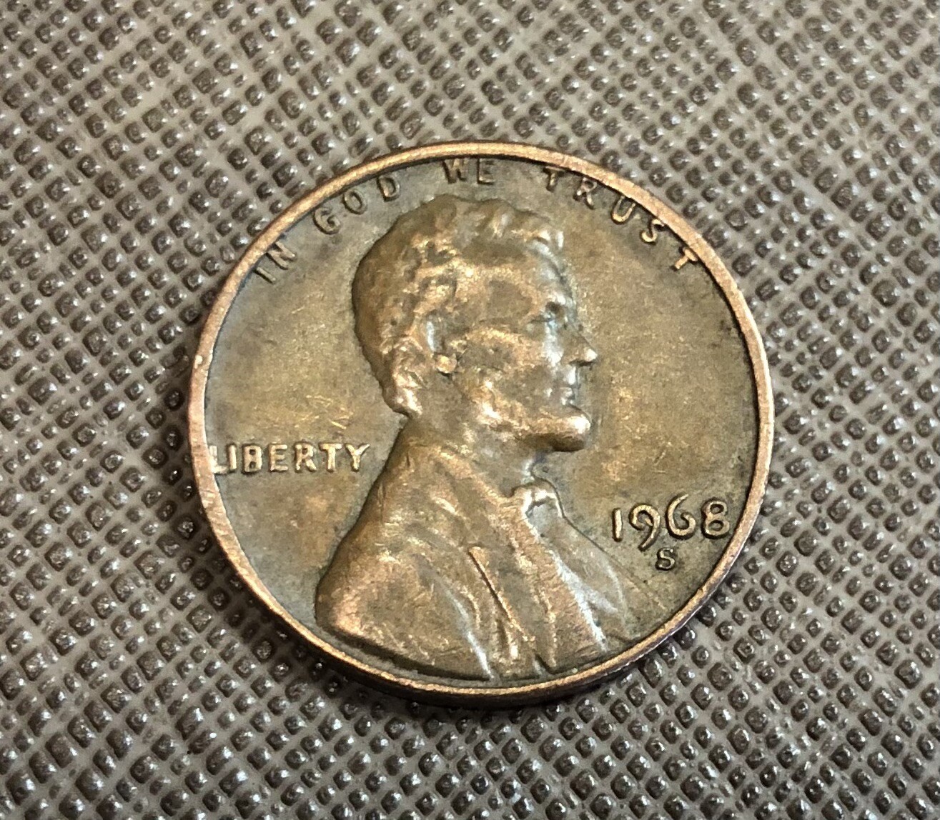 1968 S Lincoln Memorial Penny