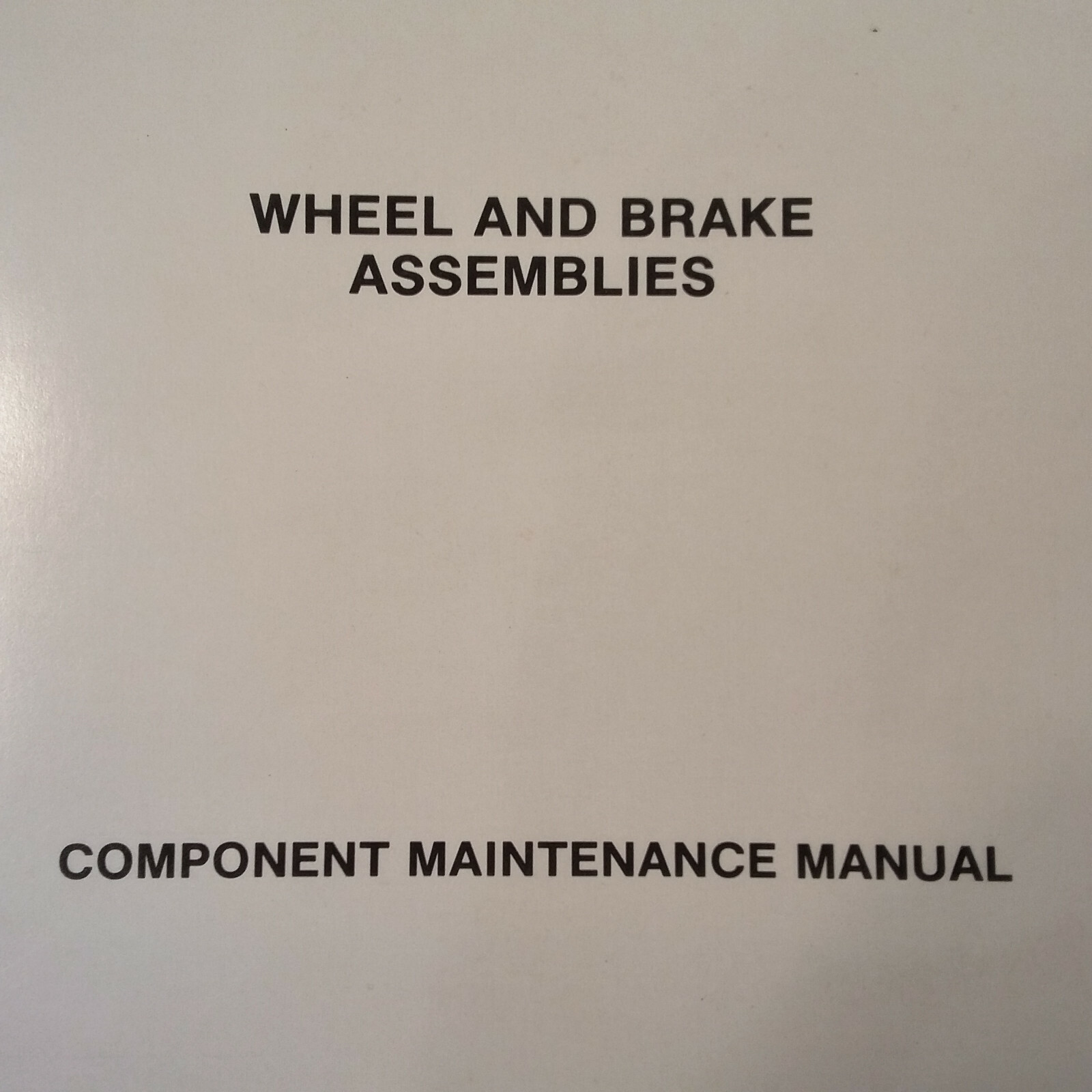 Parker Hannifin Wheels & Brakes Component Maintenance Manual