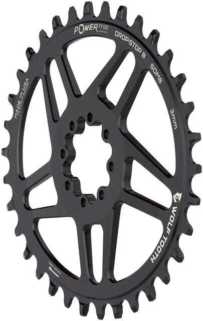 Wolf Tooth Elliptical Direct Mount Chainring - 32t, SRAM Direct Mount, Drop-Stop