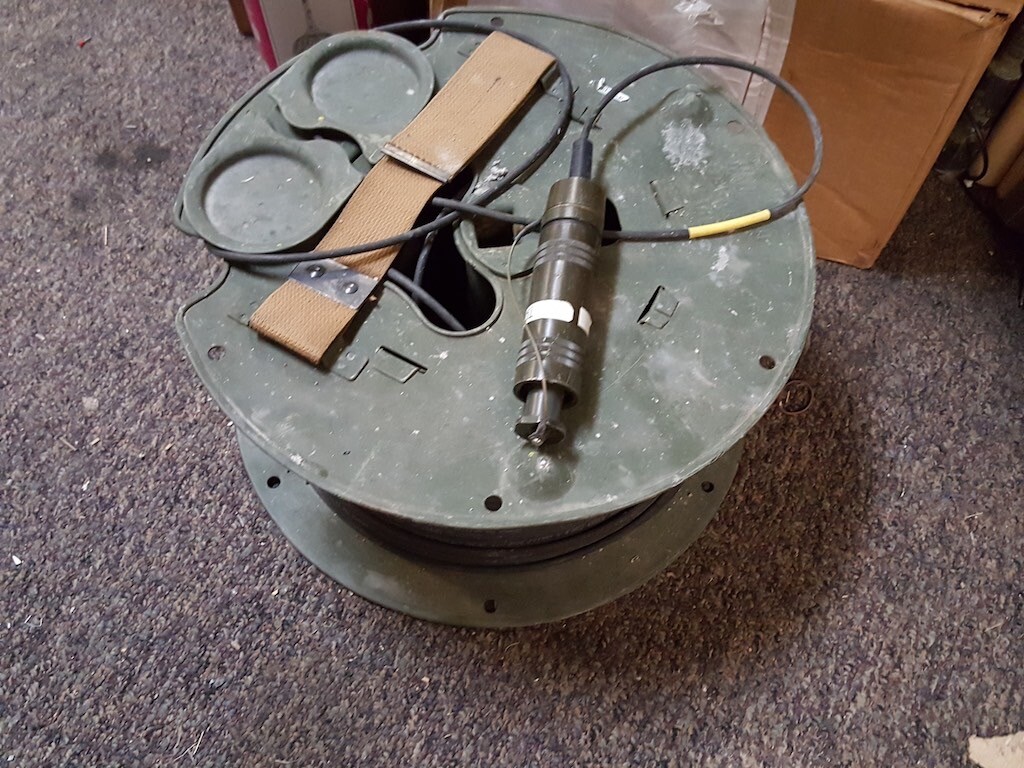 APPLIED OPTICAL SYSTEMS TFOCA II Fiber Optic Reel and Connector