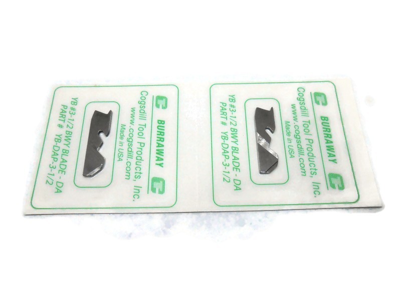 COGSDILL YB-DAP-3-1/2 Burraway Blades USA Made 2 Per Pack