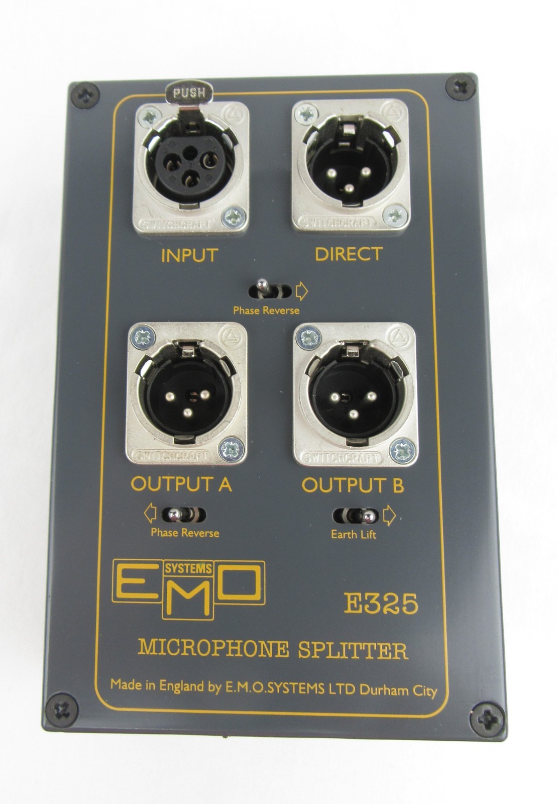 EMO E325 Microphone Splitter - New/Display, Free Shipping