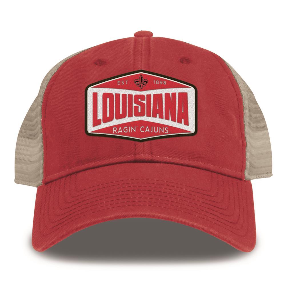 Louisiana Lafayette Trucker Hat Washed Super Soft Mesh Cap