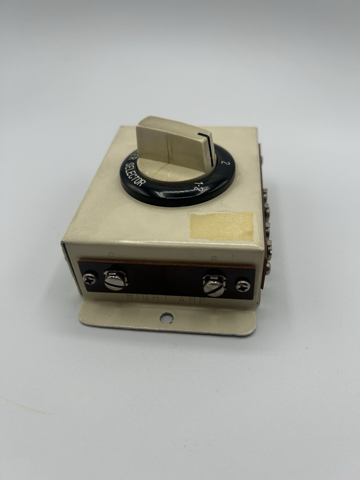Vintage Stereo Speaker Selector Switch, Metal