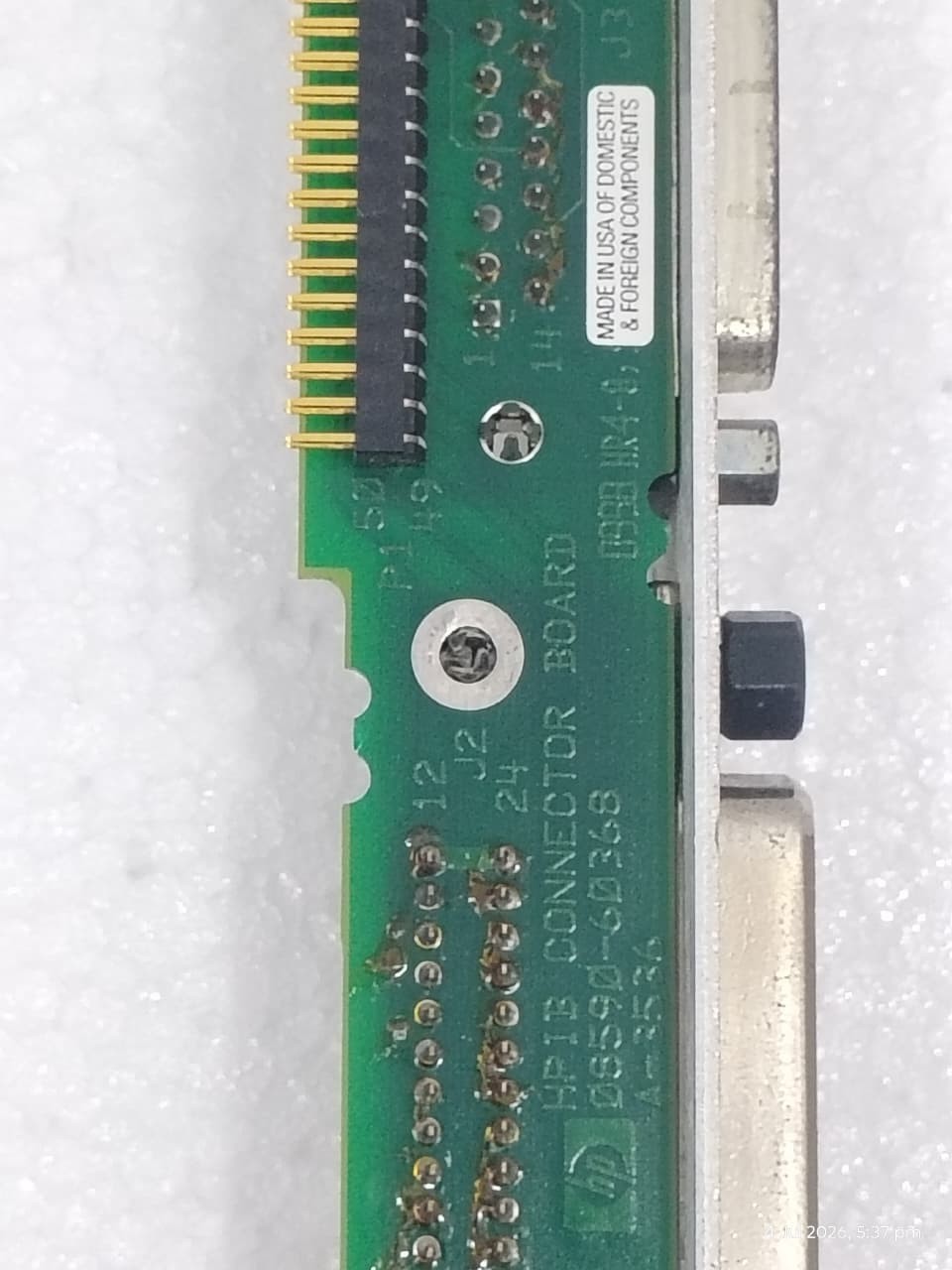 Hp Agilent 8591E Spectrum Analyzer 9kHz - 1.8GHz 08590-60416 Processor Board