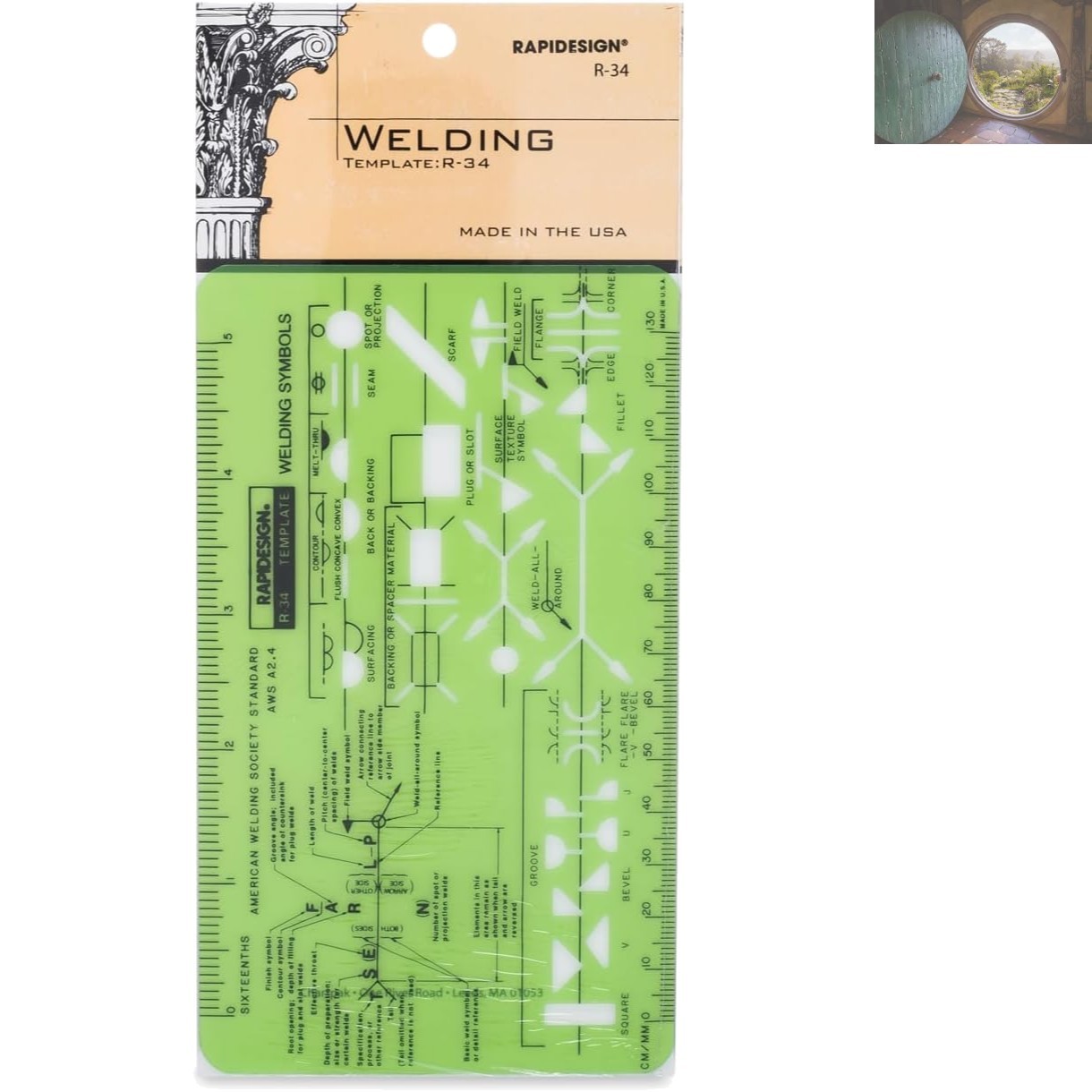 Durable Pocket-Size Welding Template – Quick, Clear Symbols for Professionals