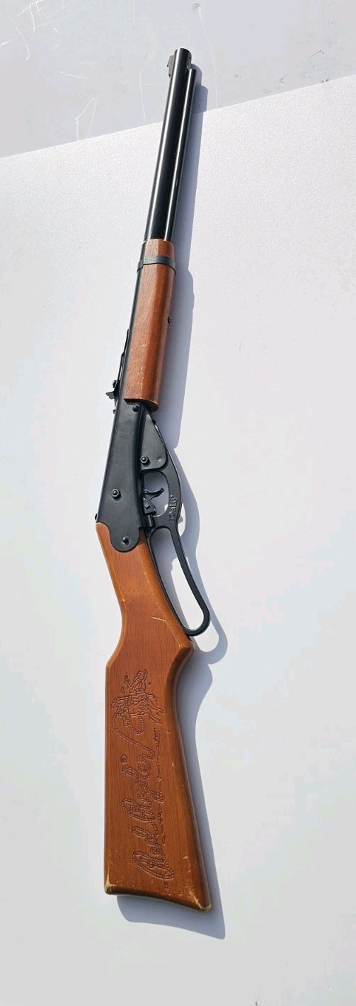 Vintage Daisy Model 1938B Red Ryder Carbine BB Gun Rogers AR Works Wood Stock