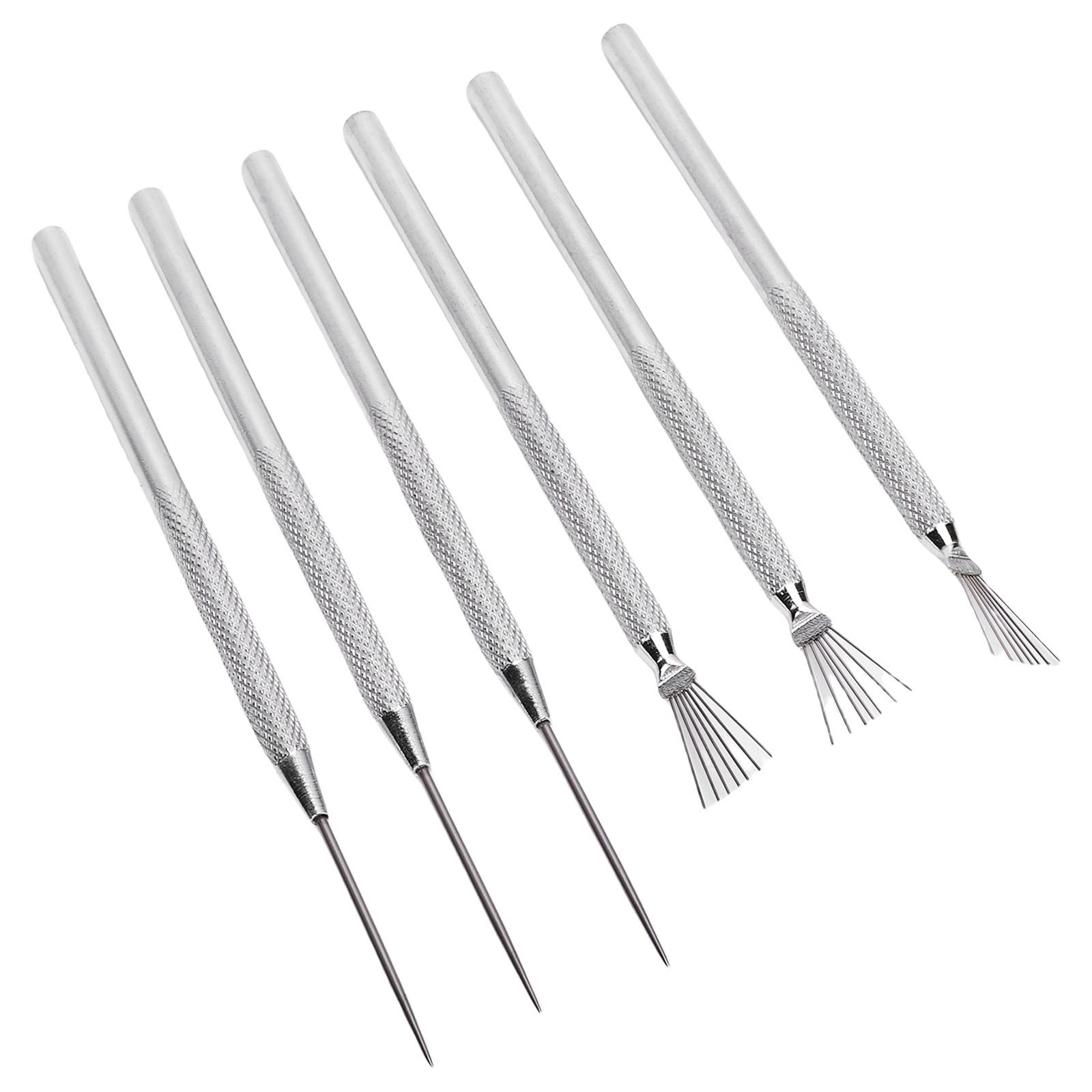 Complete Clay Needle Tools Set For Pottery - Ergonomic Handles Included