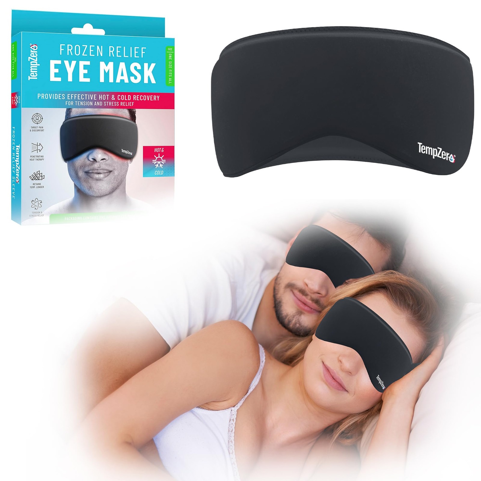 Cooling Sleep Eye - Warm Eye Compresses for Dry Eyes, Cooling Eye Masks for P...