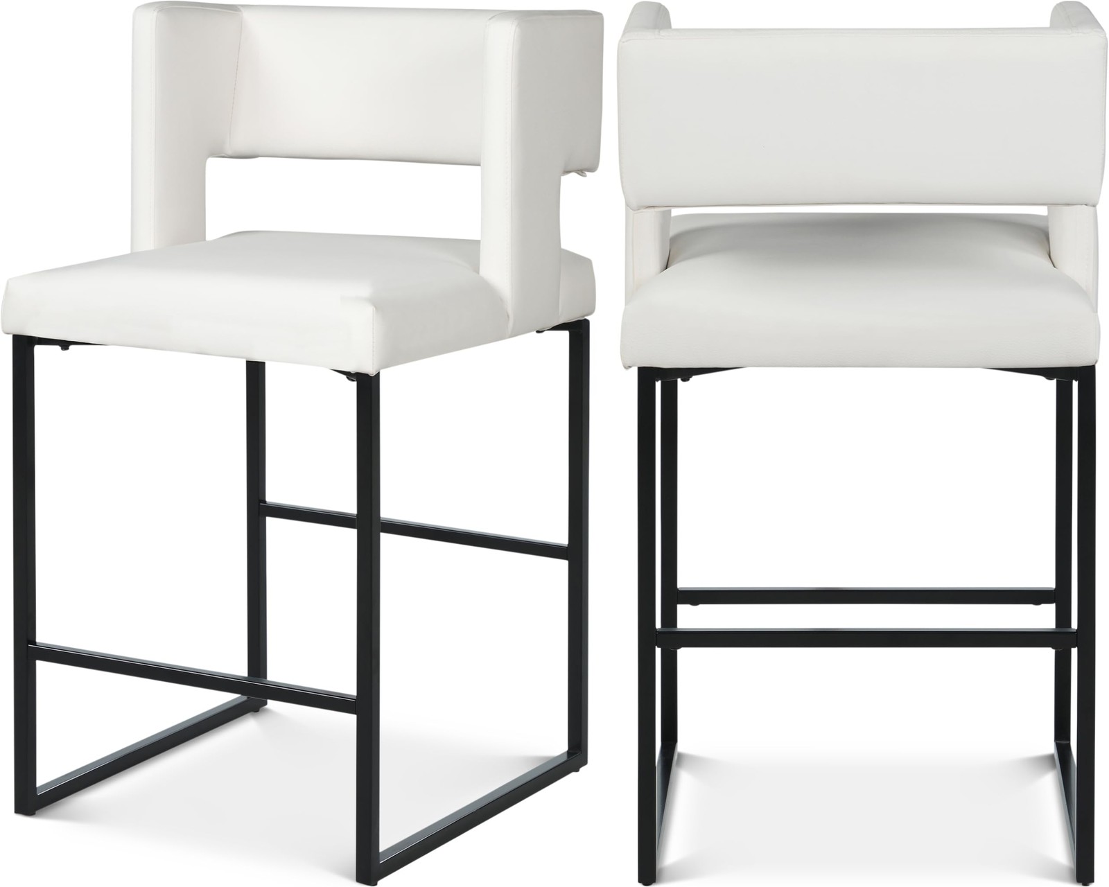 Meridian Furniture Caleb Collection Modern | Contemporary Counter Height Stool