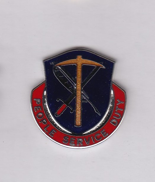 US ARMY 49th Personnel Services Battalion PSB crest DUI badge G-23