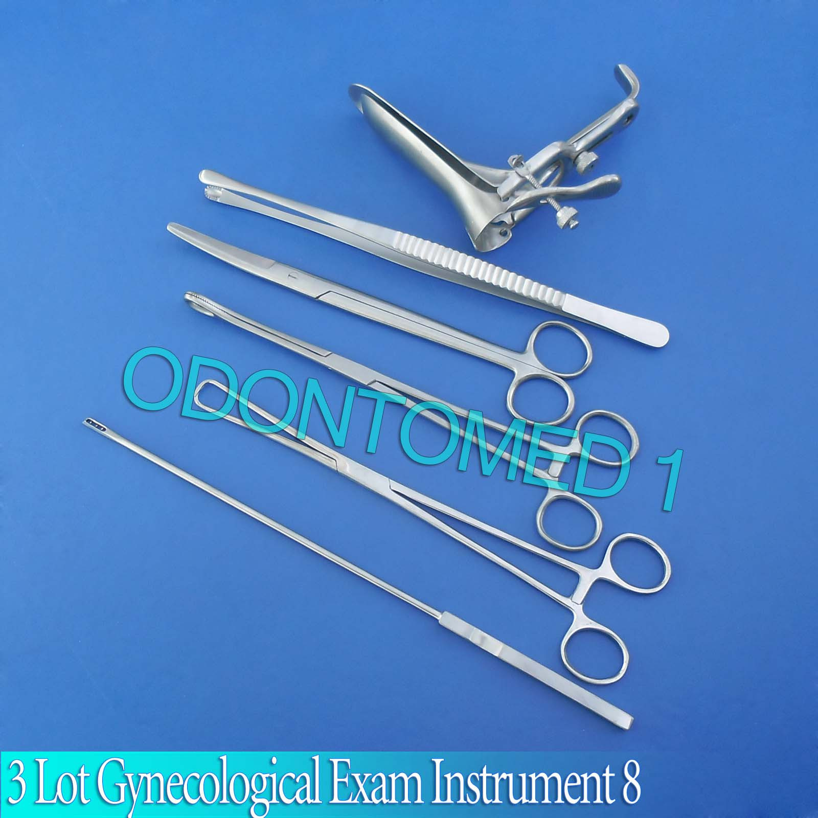 3 Lot Gynecological Exam Instrument 8 Surgical Obstetri Ds-1224